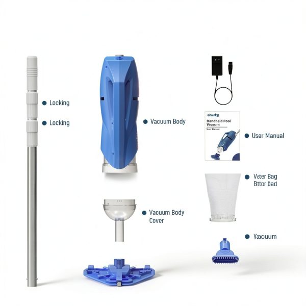 Yousky 2025 S1 Pro Pool Vacuum 185GPM Cordless-5