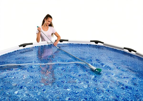 Bestway AquaCrawl Vacuum Hand Powered Pool Cleaner Efficient-1
