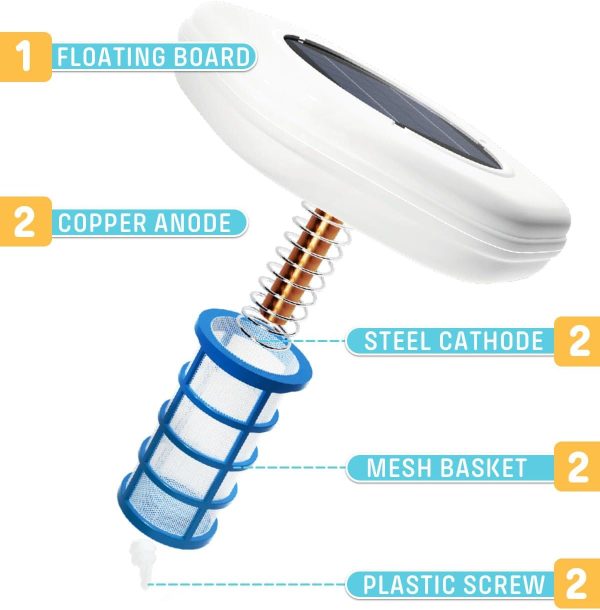 Fehokinch Solar Pool Cleaner Set High Efficiency Universal-6