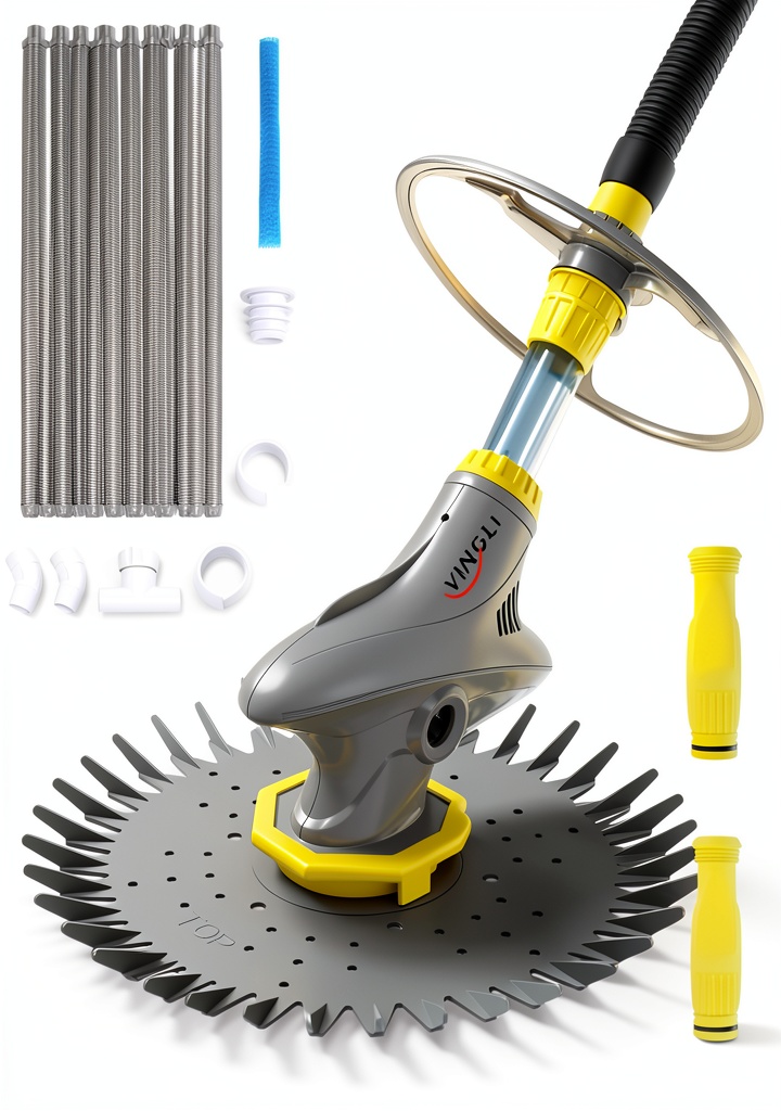 VINGLI pool cleaner operating in an in-ground pool