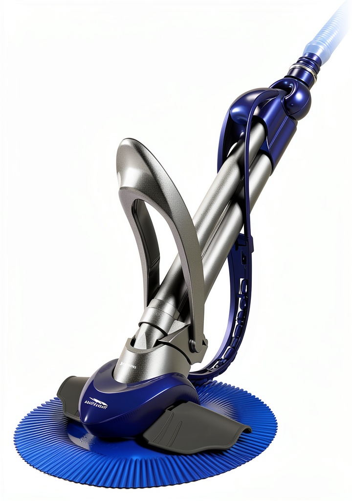 Pentair suction pool cleaner in a residential pool setting