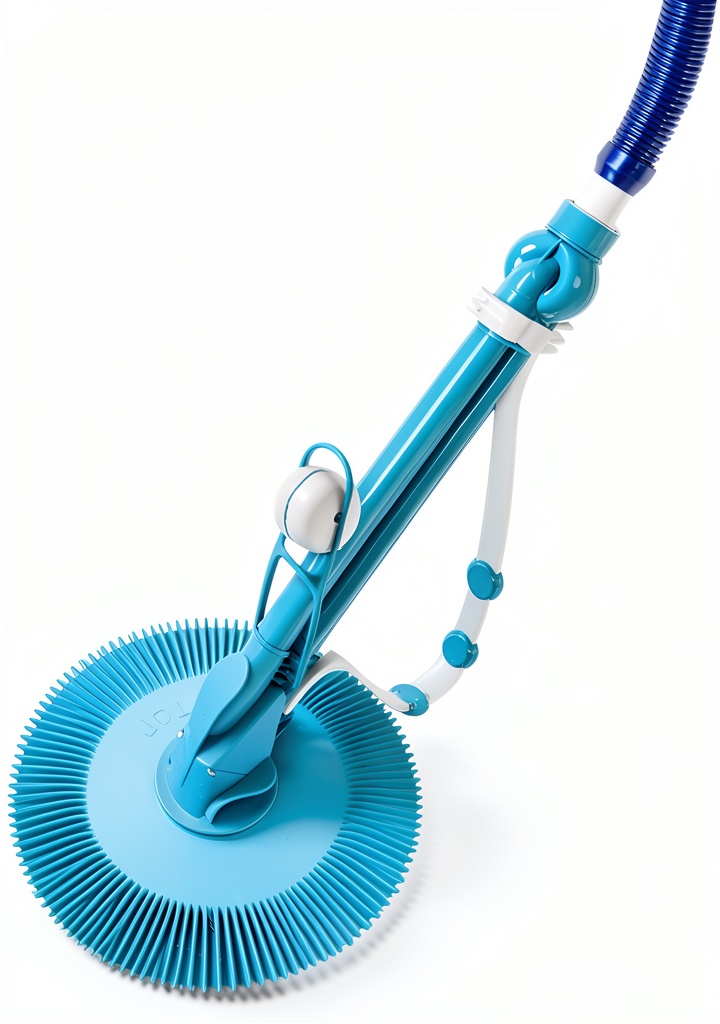 Outvita pool cleaner operating in a blue swimming pool