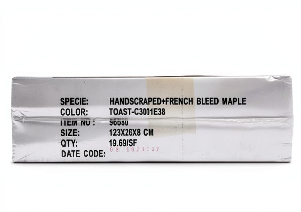 96580 CFA Engineered Hardwood Flooring, Toast Maple-C3001E38, Veneer 2mm, Wide 5", Thick 1/2", Random Length 1'-4'-3