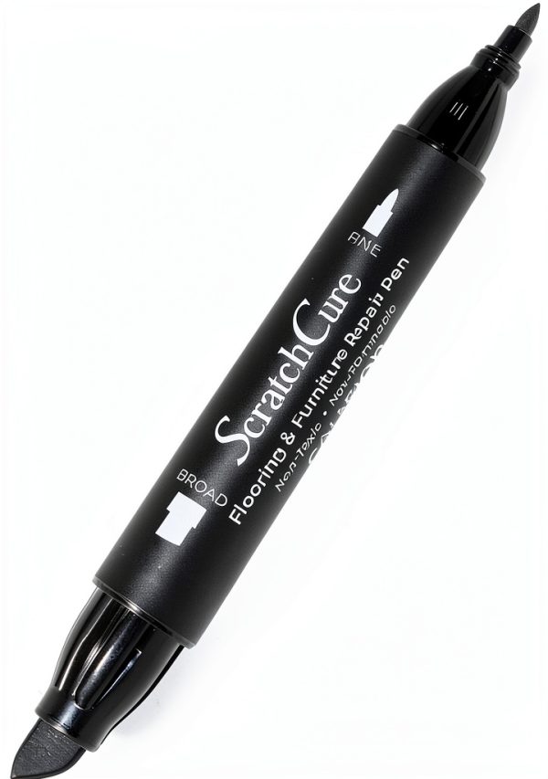 CalFlor PE49405CF ScratchCure 3 Shade Double Tipped Repair Pen for Use on Wood, Laminate, Flooring & Furniture, Mahogany-1