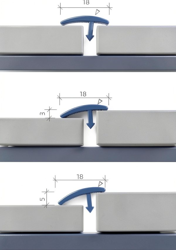 HCZION T Molding Floor Transition Strips Silver Aluminum 3x36in Trim-4